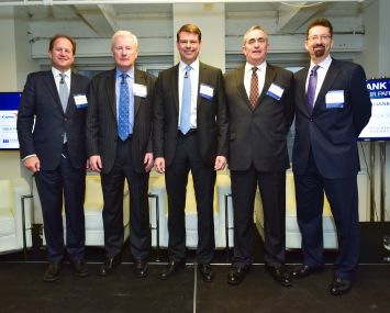 David Durning, Michael Higgins, Alexander Joerg, Jerome Sanzo, Mark S. Edelstein. Credit: Sean Zanni, Patrick McMullan.