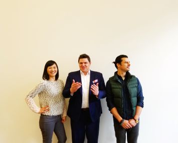 Totem's founders, from left, Vivian Liao Korich, Tucker Reed and Manuel Mansylla. Photo: Totem