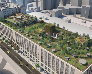Tishman Speyer plans to convert the top half of the Morgan North Postal Facility in Chelsea into office space.