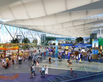 Construction for a new Terminal One at JFK is on hold as airline industry revenue craters during the pandemic.
