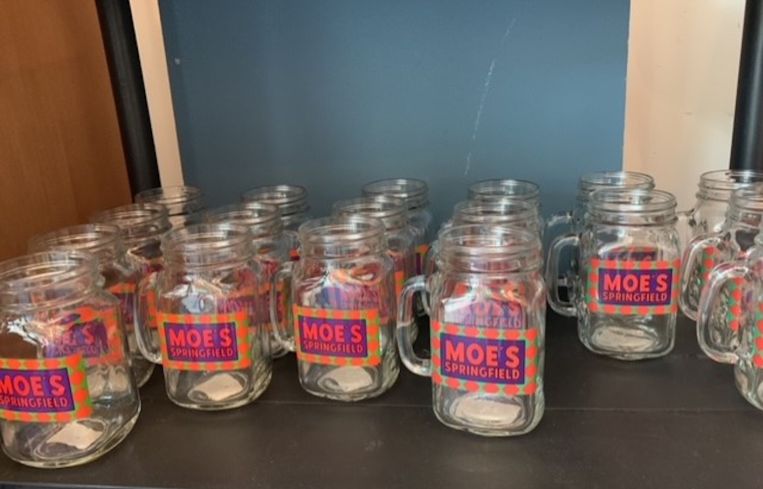 Moe's jars.