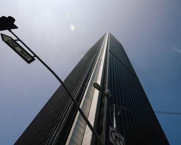 The financial district in Downtown L.A. is struggling to recover from the pandemic, when office towers emptied of workers and restaurants closed their doors.