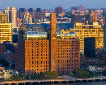 The historic Domino Sugar Refinery on the Williamsburg waterfront was painstakingly restored over the past several years. Then developer Two Trees built a new office building inside of it.
