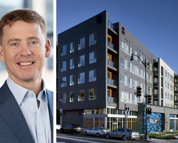 JBG Smith CEO Matt Kelly and Fort Totten Square.