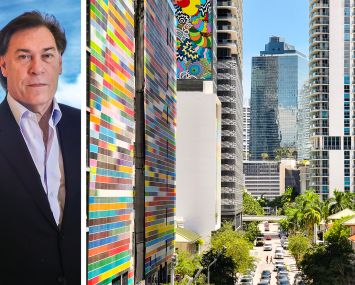 Edgardo Defortuna, president and CEO of Fortune International Group, and the Brickell neighborhood of Miami.