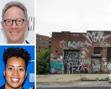 Ian Bruce Eichner of Continuum Company, New York City Council Member Crystal Hudson, and 962 Franklin Avenue.
