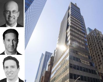 Newmark's Jeffrey Roseman, Caleb Petersen, and Drew Weiss, and 527 Madison Avenue.