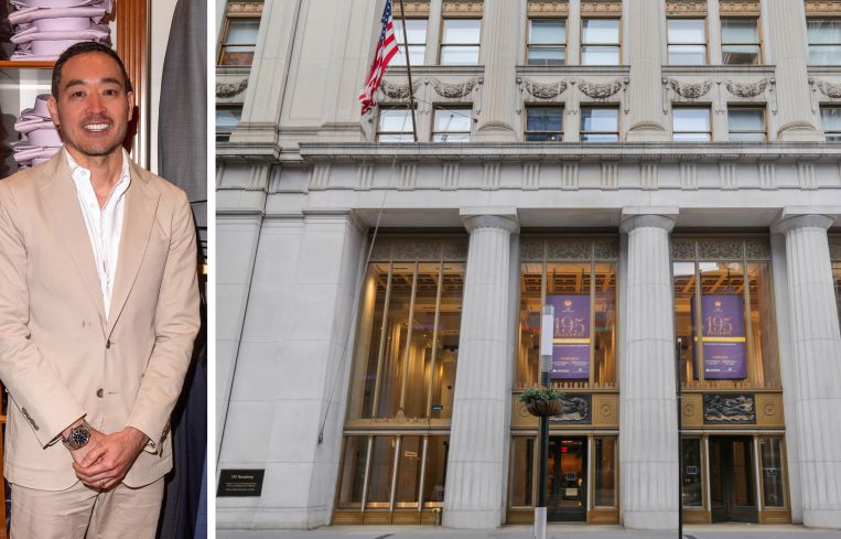 Brooks Brothers CEO Ken Ohashi and 195 Broadway.