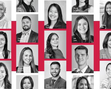 a collage of portraits of the 2025 REBNY fellows