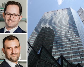 Eastdil Secured's Gary Phillips and Will Silverman, and 590 Madison Avenue.