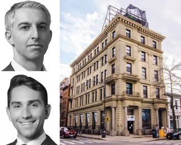 Newmark's Ryan Gessin and William Grover, and 134 Broadway, Brooklyn.