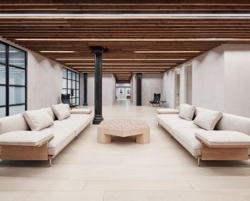Thrive Capital's office in the Puck Building.