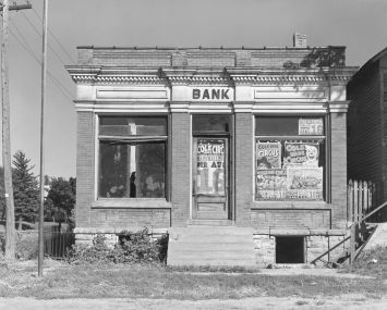 An abandoned bank from 1939.