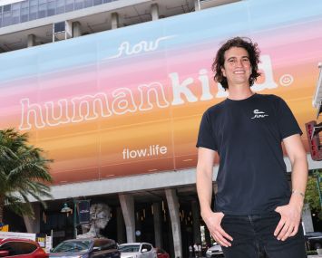 Adam Neumann at the launch of Flow Residential Real Estate & Lifestyle Brand in 2024.