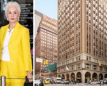 Fashion designer Carolina Herrera and 501 Seventh Avenue.