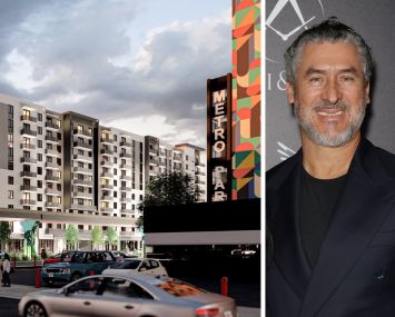 A rendering of Metro Parc South and MG Developer's Alirio Torrealba.