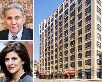 GFP Real Estate's Jeffrey Gural and Rhonda Singer, and 200 Varick Street.