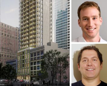 A rendering of 842 Sixth Avenue, and Charle Brosens and Seth Weissman of Urban Standard Capital.