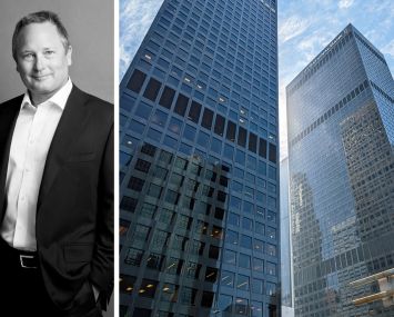 Brett Munger, CEO of Commonwealth Partners, and City National Plaza in Los Angeles.